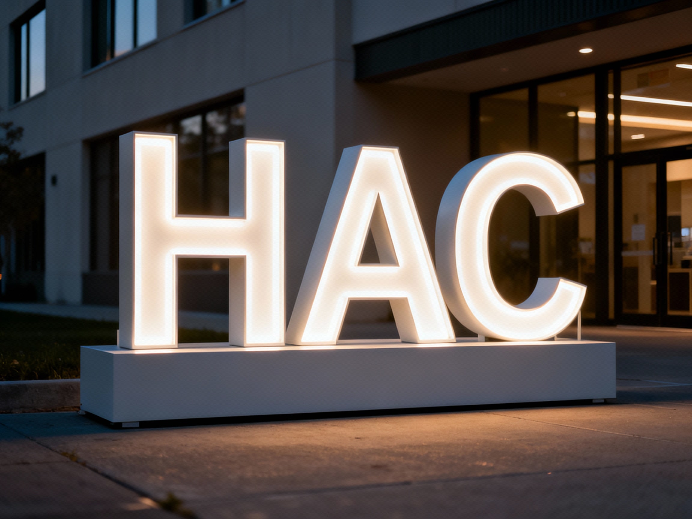 Face-Lit Letters