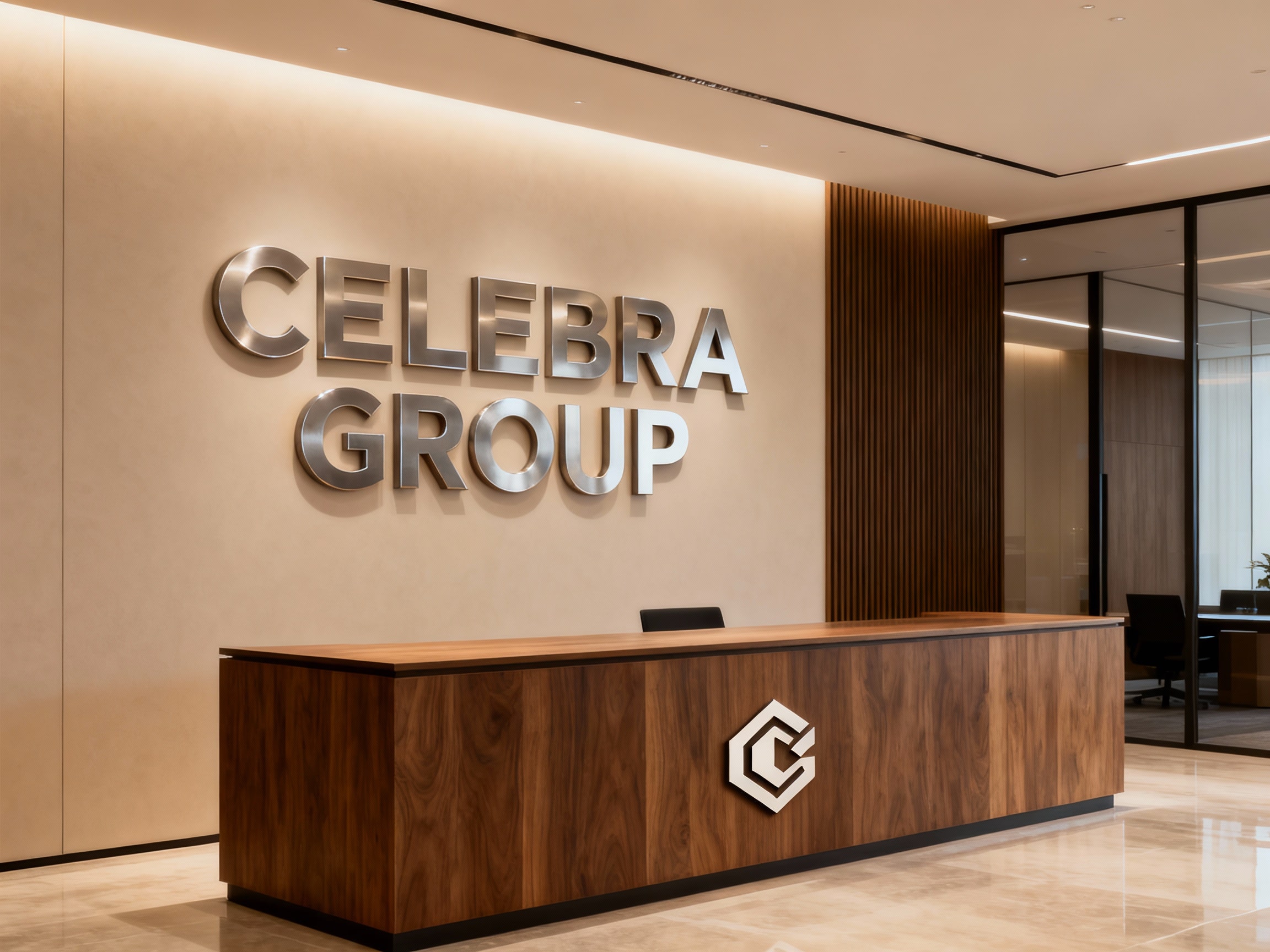 wall and desk logo