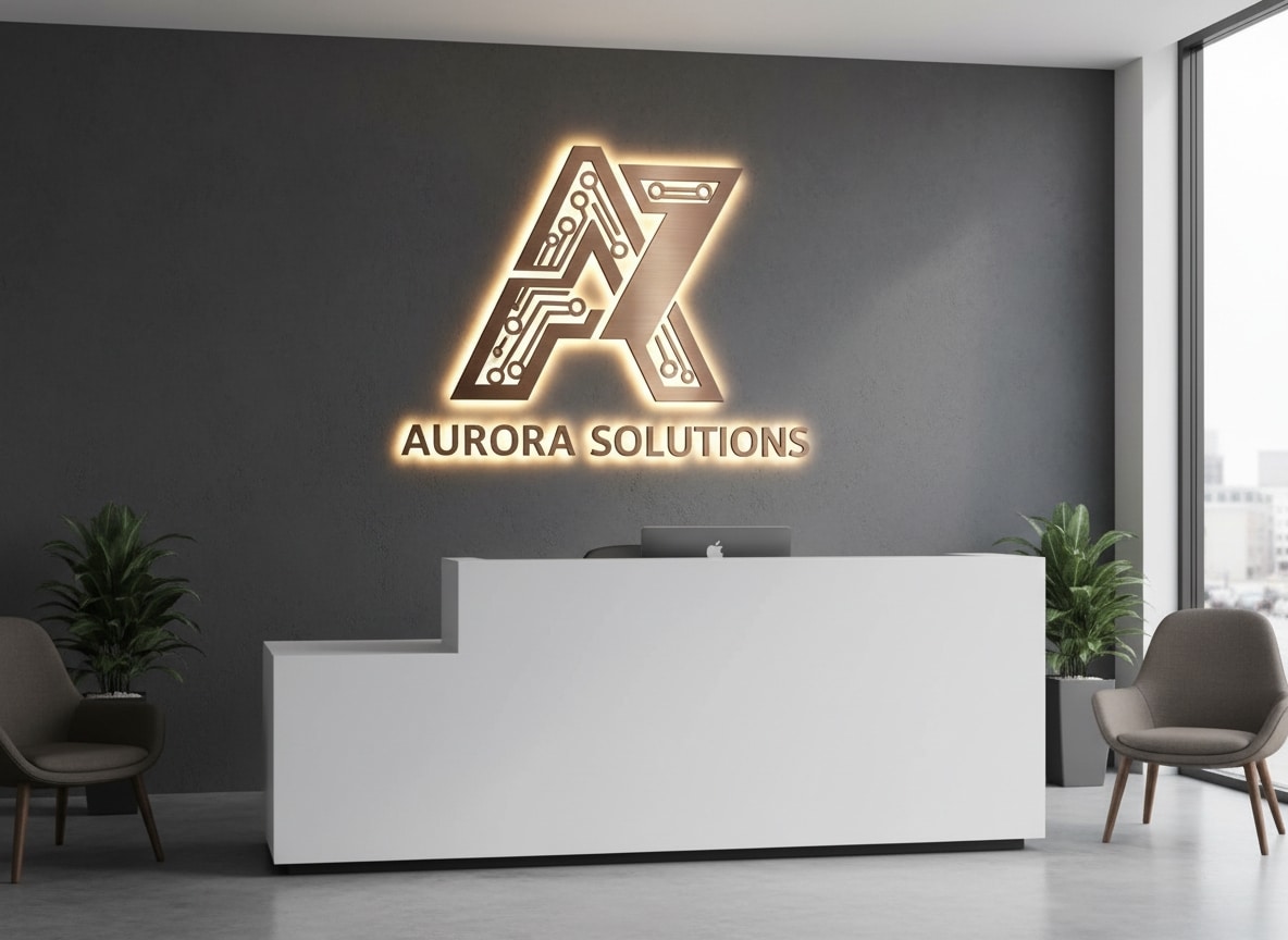 reception area w logo