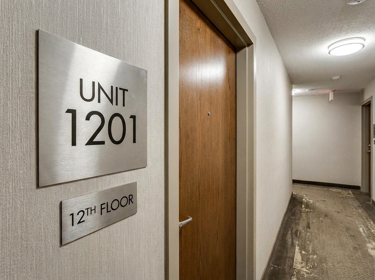 unit number sign